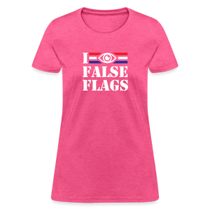 I See False Flags Women's T-Shirt - heather pink