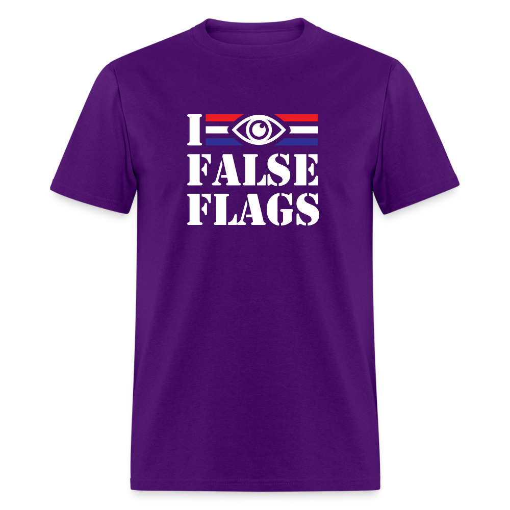 I See False Flags Classic T-Shirt - purple