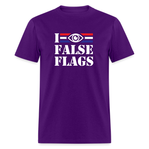 I See False Flags Classic T-Shirt - purple