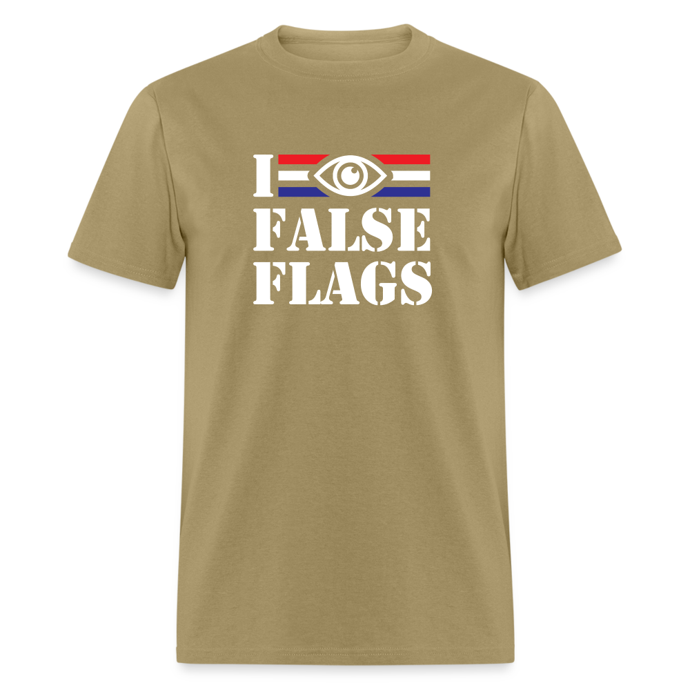 I See False Flags Classic T-Shirt - khaki