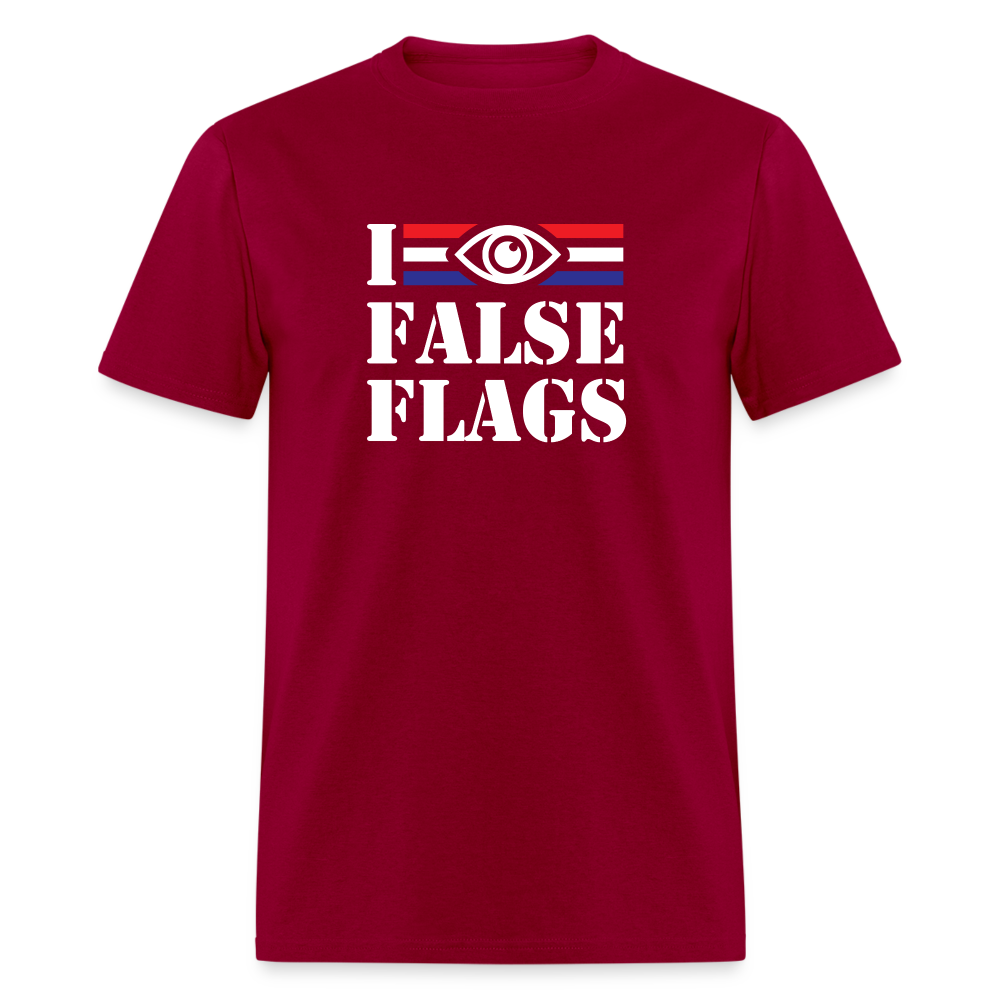 I See False Flags Classic T-Shirt - dark red