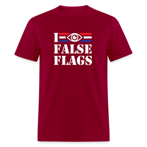 I See False Flags Classic T-Shirt - dark red