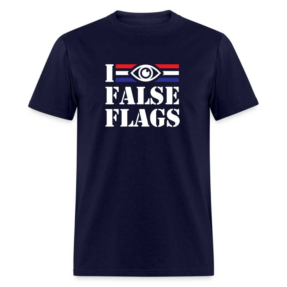 I See False Flags Classic T-Shirt - navy