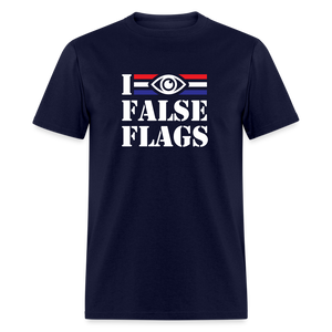 I See False Flags Classic T-Shirt - navy