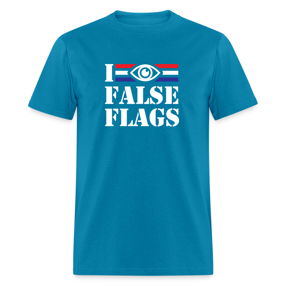 I See False Flags Classic T-Shirt - turquoise