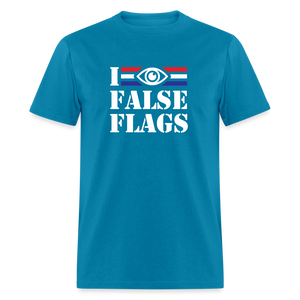 I See False Flags Classic T-Shirt - turquoise