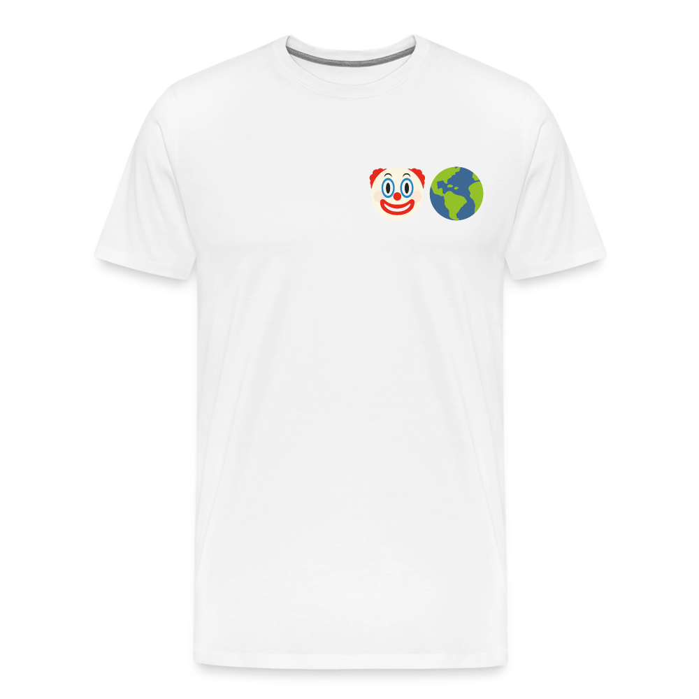 Clown World Men's Premium T-Shirt - white