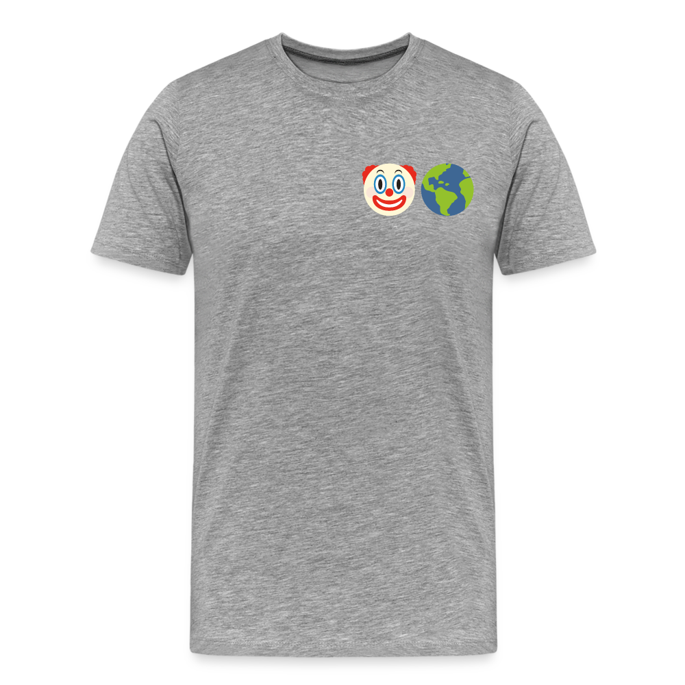 Clown World Men's Premium T-Shirt - heather gray