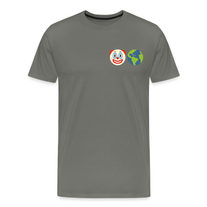 Clown World Men's Premium T-Shirt - asphalt gray