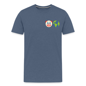 Clown World Men's Premium T-Shirt - heather blue