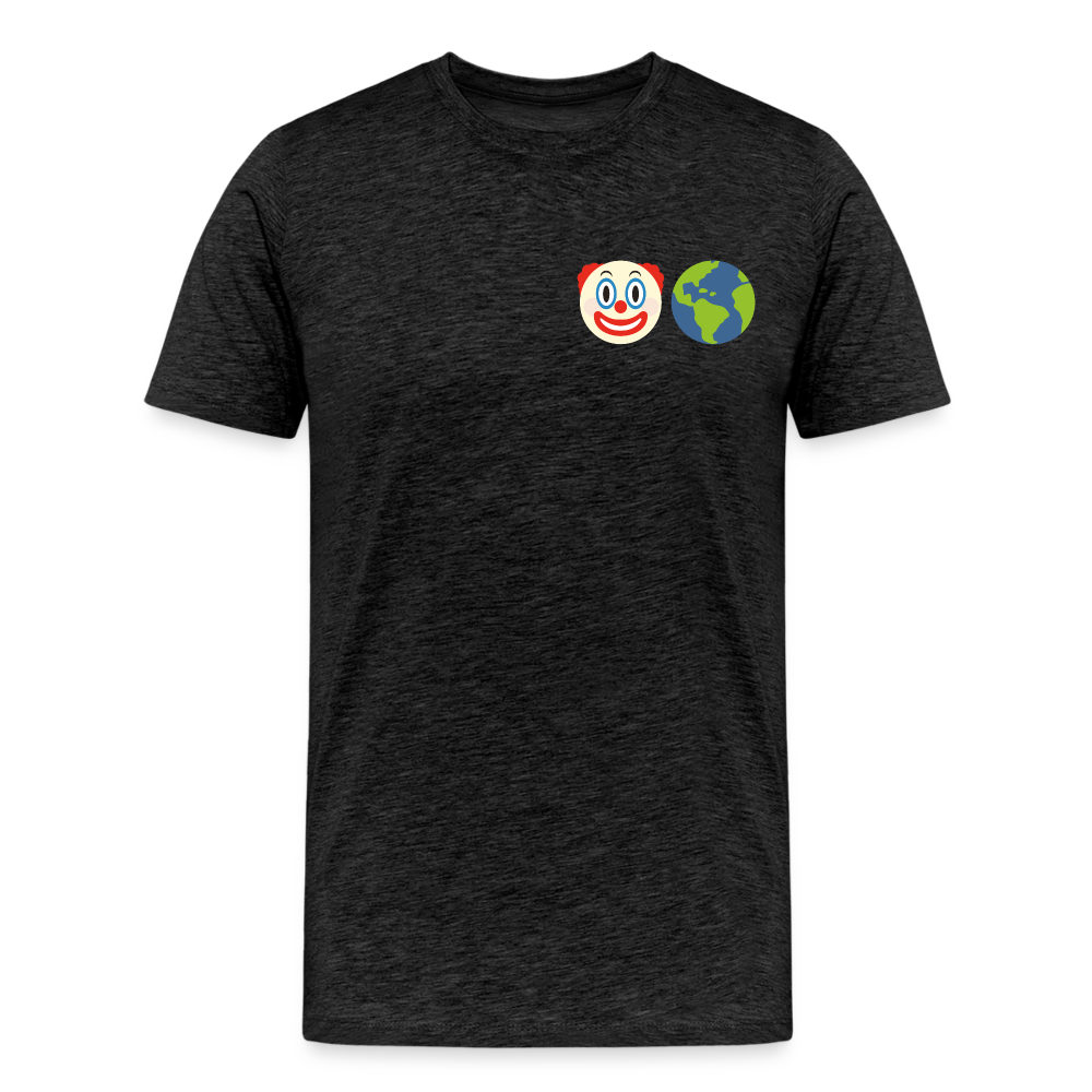 Clown World Men's Premium T-Shirt - charcoal grey