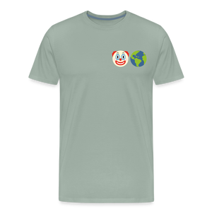 Clown World Men's Premium T-Shirt - steel green