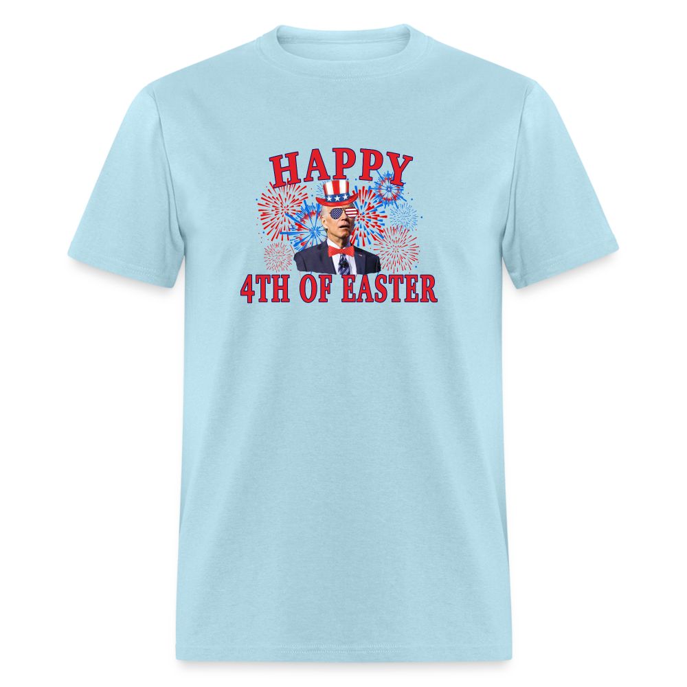 Happy 4th of Easter 4th of July Funny Joe Biden Classic T-Shirt - powder blue