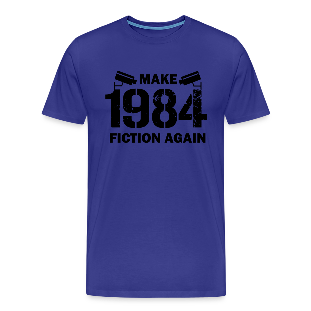 Make 1984 Fiction Again Men's Premium T-Shirt - royal blue