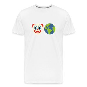 Clown World v2 Men's Premium T-Shirt - white