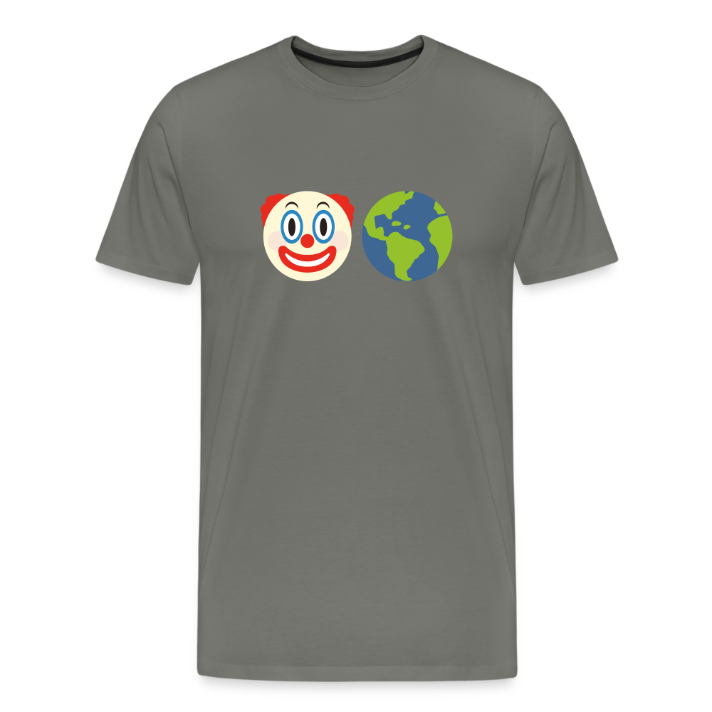 Clown World v2 Men's Premium T-Shirt - asphalt gray