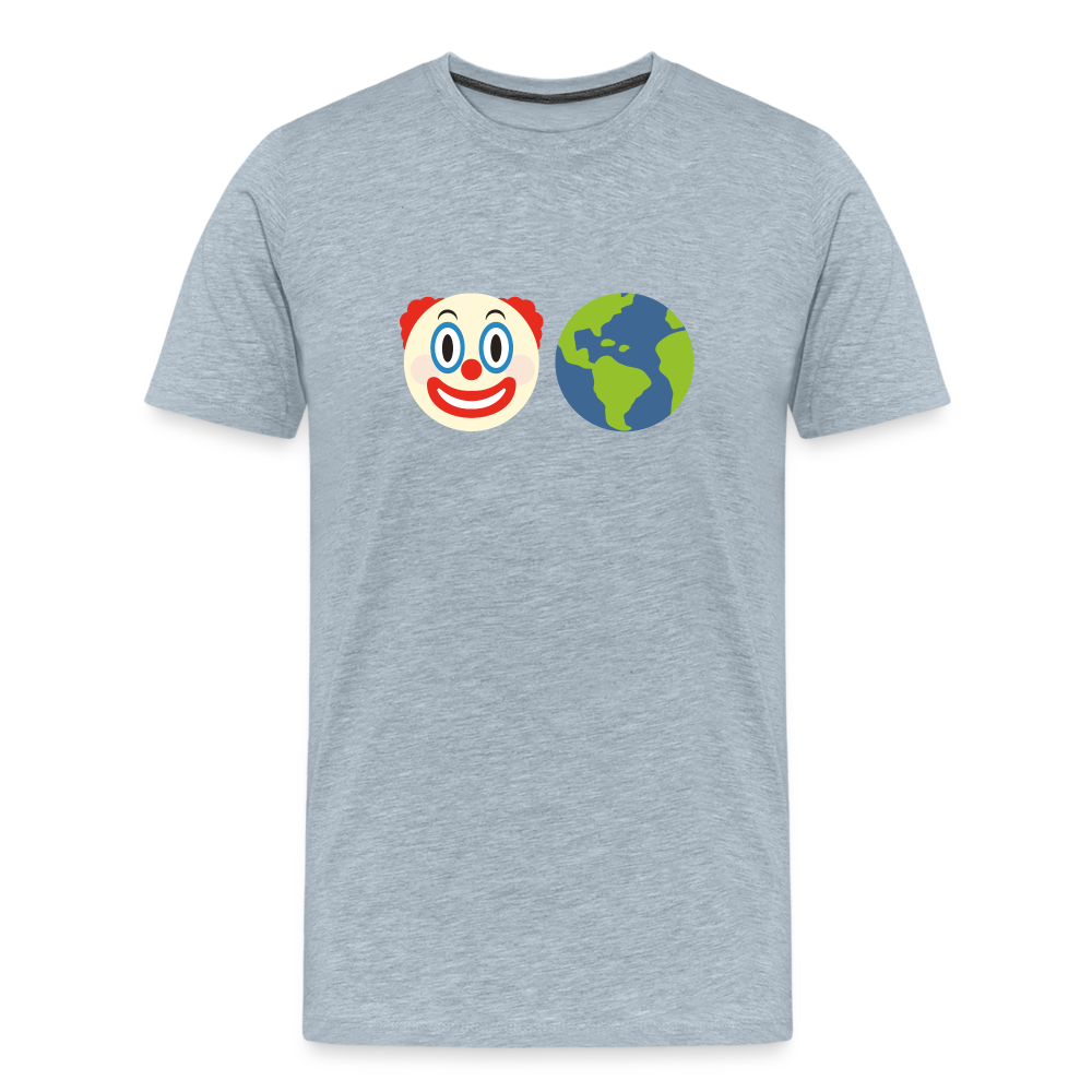 Clown World v2 Men's Premium T-Shirt - heather ice blue