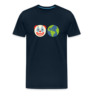 Clown World v2 Men's Premium T-Shirt - deep navy