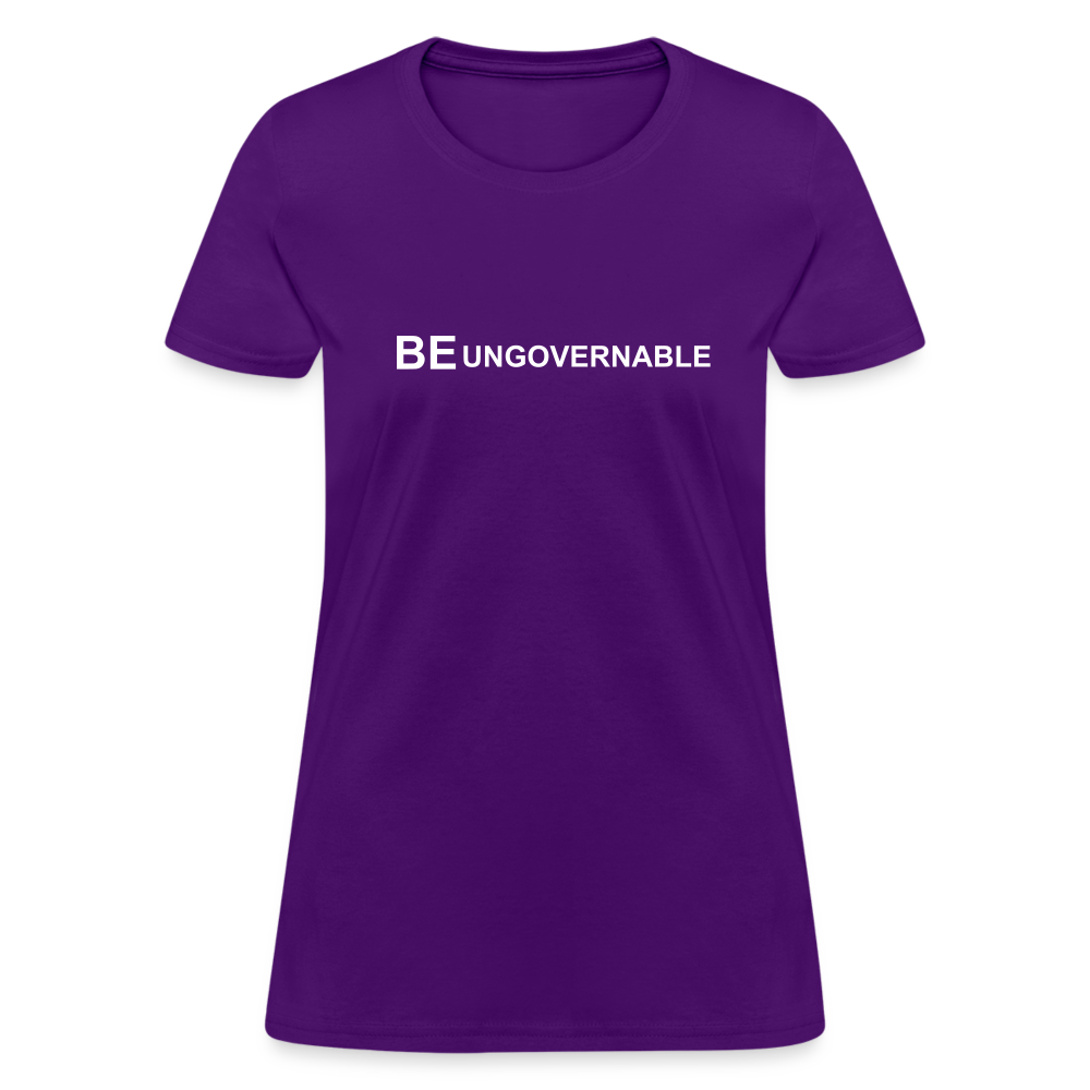 BE UNGOVERNABLE Women's T-Shirt - purple