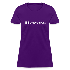 BE UNGOVERNABLE Women's T-Shirt - purple