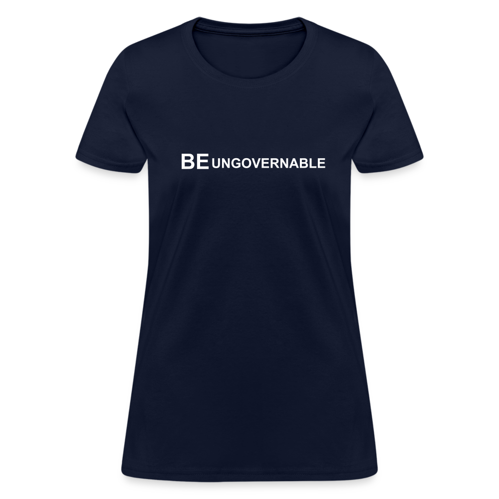 BE UNGOVERNABLE Women's T-Shirt - navy