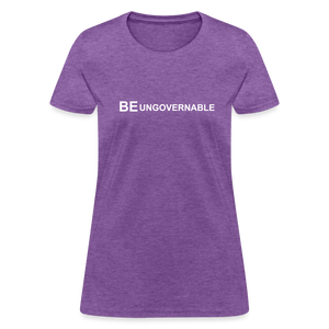 BE UNGOVERNABLE Women's T-Shirt - purple heather