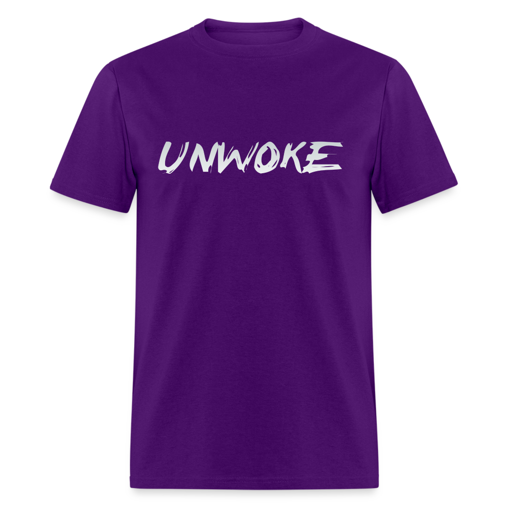 UNWOKE - Anti Woke Classic T-Shirt - purple