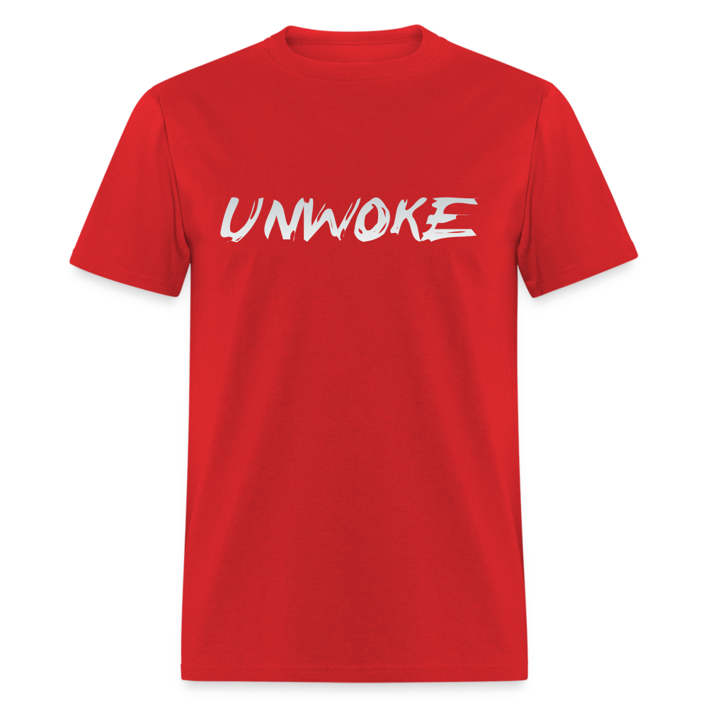 UNWOKE - Anti Woke Classic T-Shirt - red