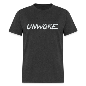 UNWOKE - Anti Woke Classic T-Shirt - heather black