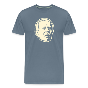 Spaced Out Biden Men's Premium T-Shirt - steel blue