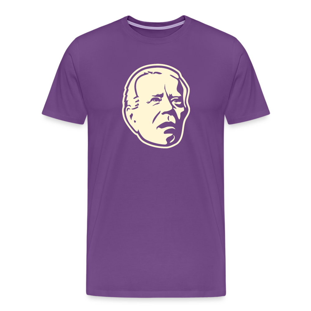 Spaced Out Biden Men's Premium T-Shirt - purple