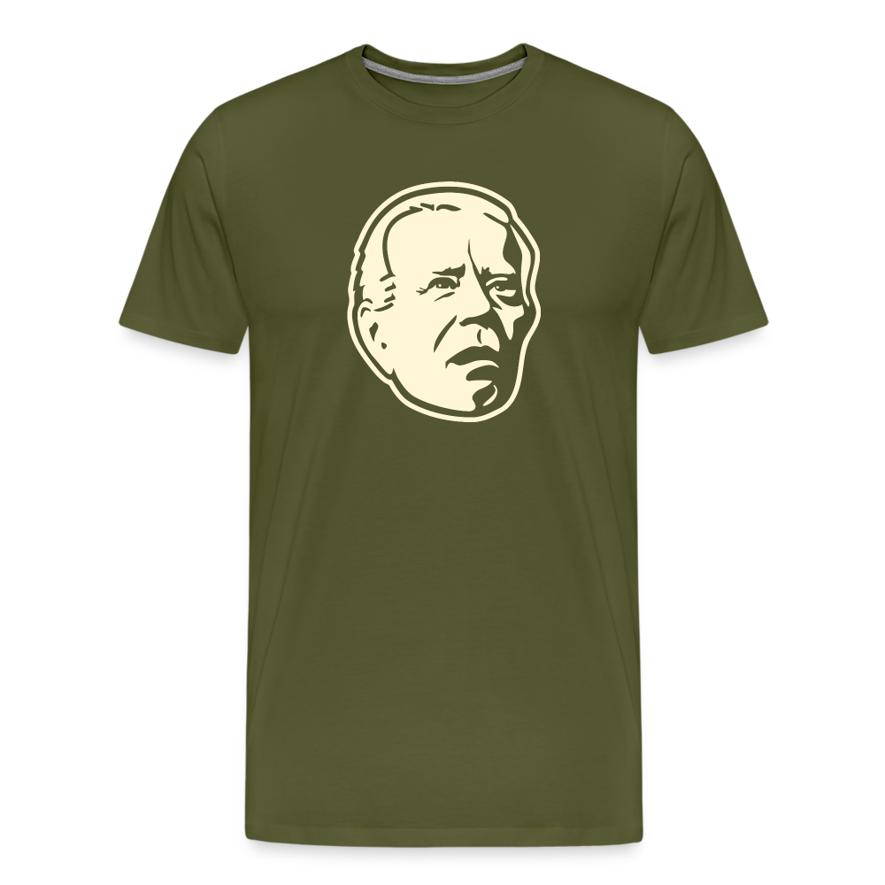 Spaced Out Biden Men's Premium T-Shirt - olive green