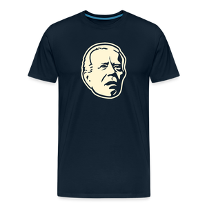 Spaced Out Biden Men's Premium T-Shirt - deep navy