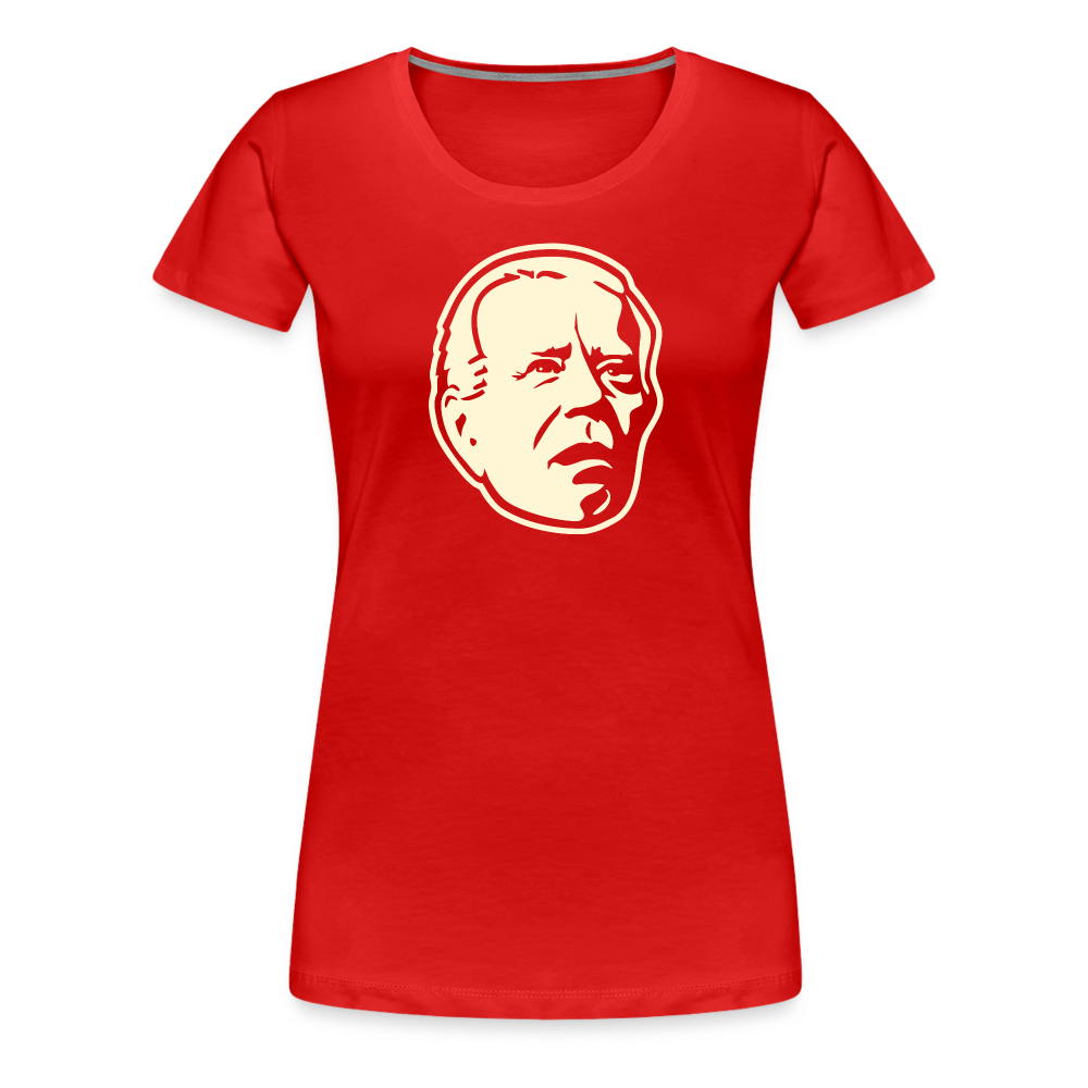 Spaced Out Biden Women’s Premium T-Shirt - red