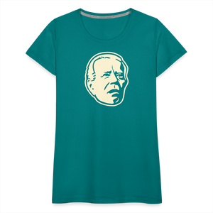 Spaced Out Biden Women’s Premium T-Shirt - teal