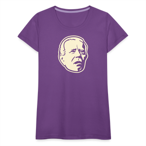 Spaced Out Biden Women’s Premium T-Shirt - purple