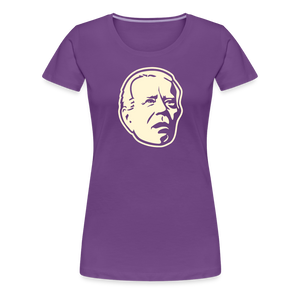 Spaced Out Biden Women’s Premium T-Shirt - purple