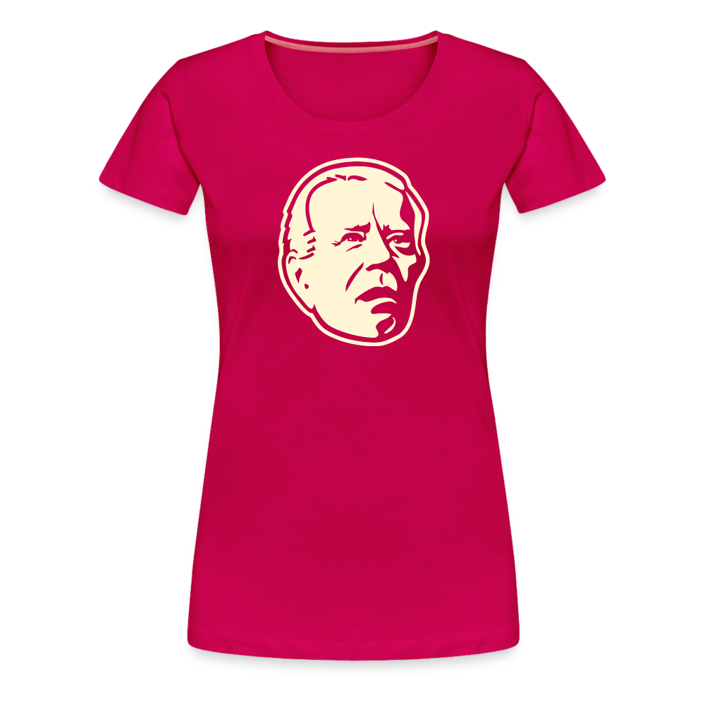 Spaced Out Biden Women’s Premium T-Shirt - dark pink