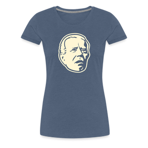 Spaced Out Biden Women’s Premium T-Shirt - heather blue