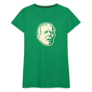 Spaced Out Biden Women’s Premium T-Shirt - kelly green