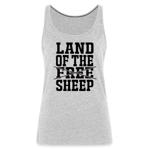 Land Of The Sheep Women’s Premium Tank Top - heather gray