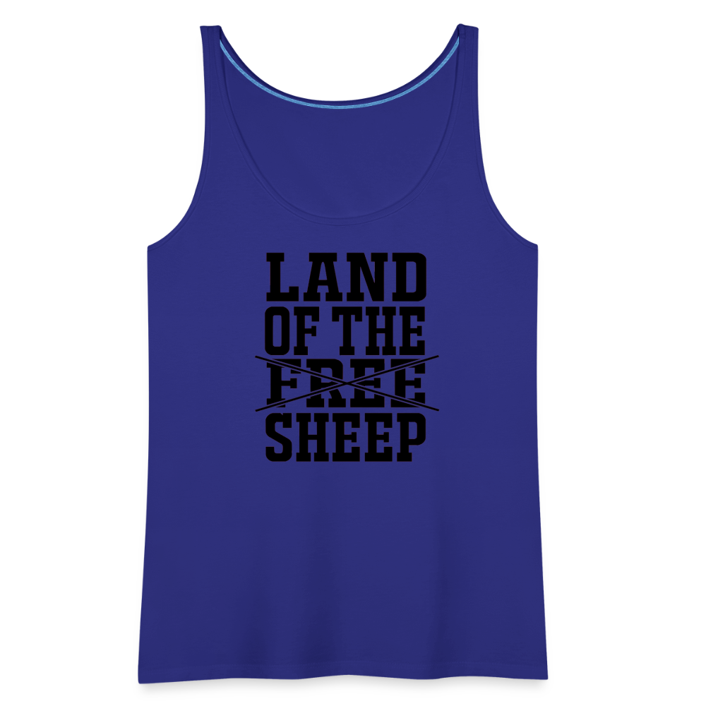 Land Of The Sheep Women’s Premium Tank Top - royal blue