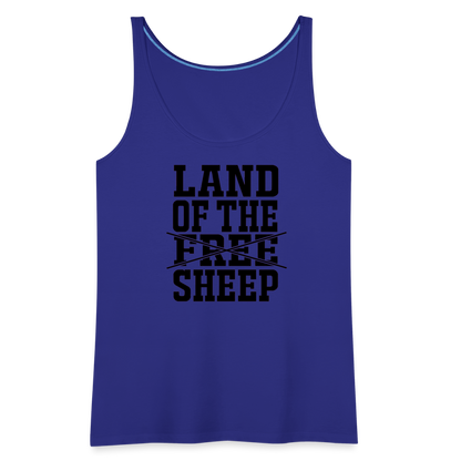 Land Of The Sheep Women’s Premium Tank Top - royal blue