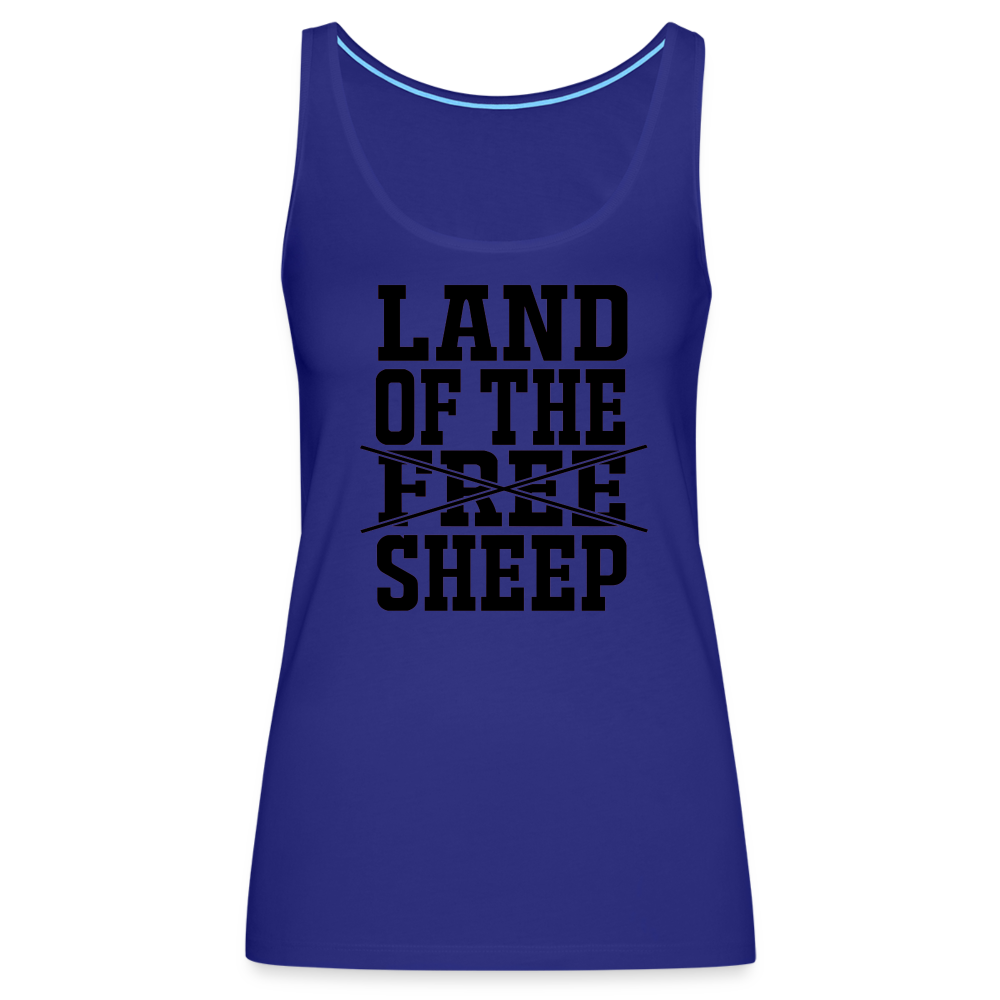 Land Of The Sheep Women’s Premium Tank Top - royal blue