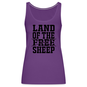 Land Of The Sheep Women’s Premium Tank Top - purple