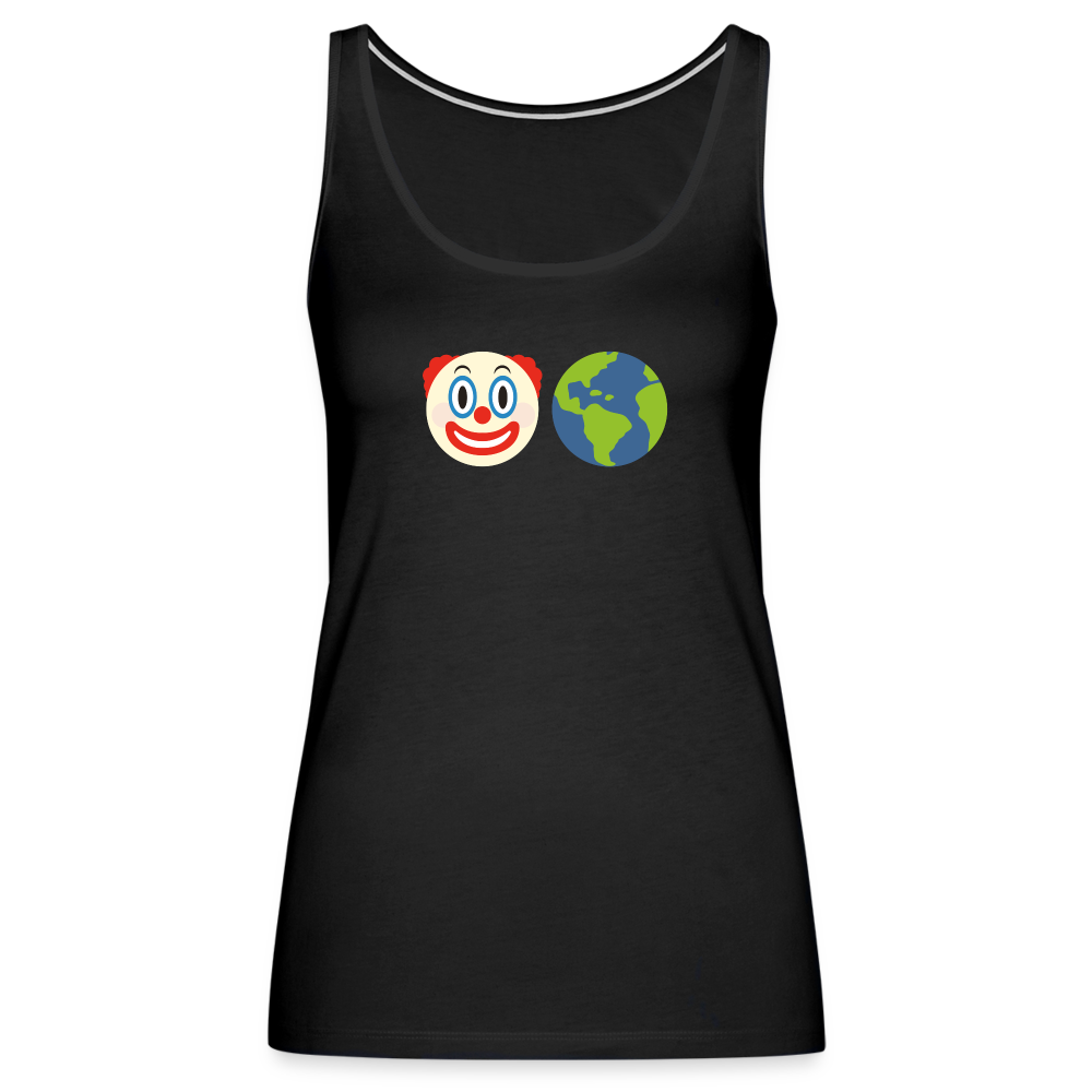 Clown World Women’s Premium Tank Top - black