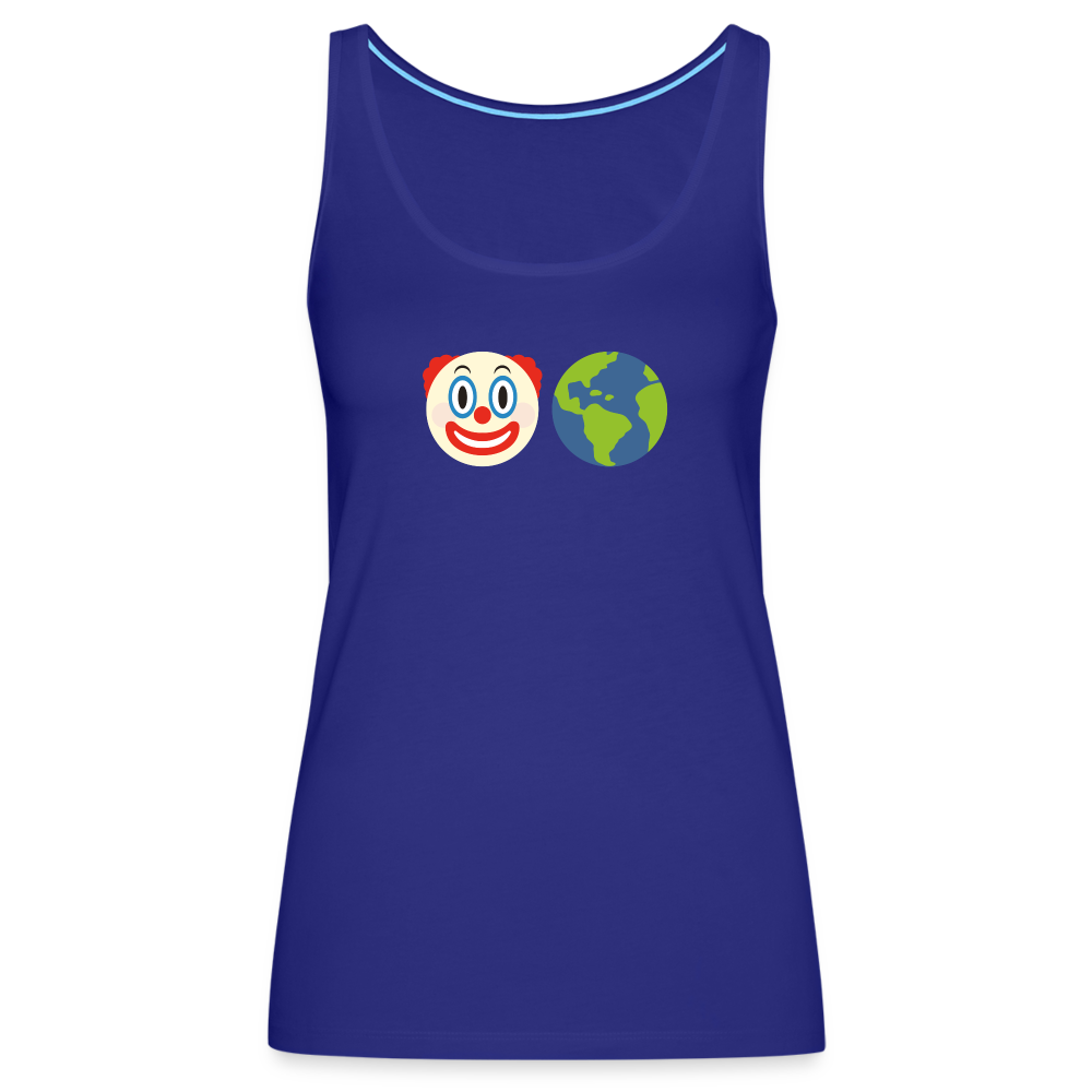 Clown World Women’s Premium Tank Top - royal blue