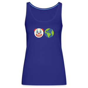 Clown World Women’s Premium Tank Top - royal blue