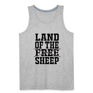 Land Of The Sheep Men’s Premium Tank - heather gray