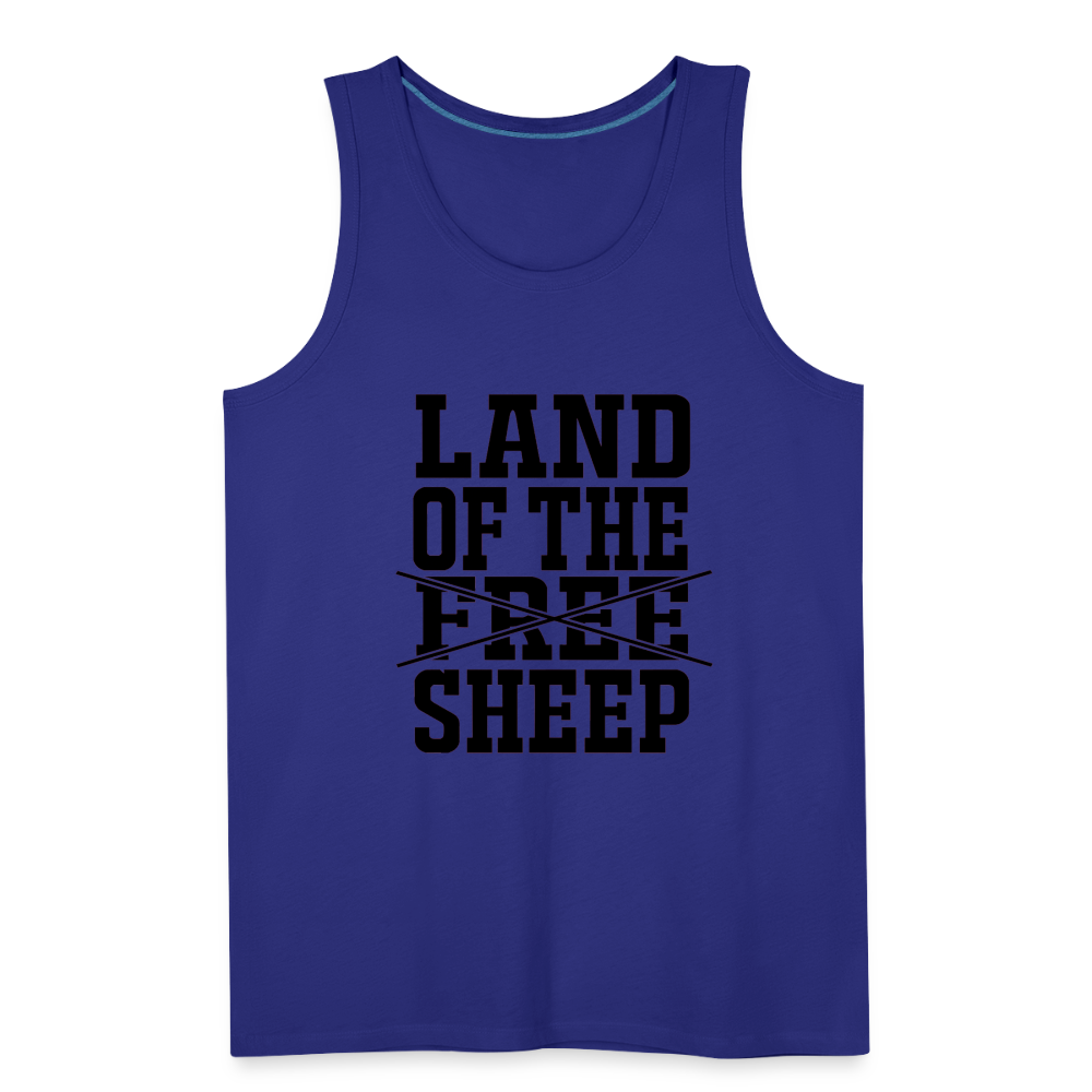 Land Of The Sheep Men’s Premium Tank - royal blue